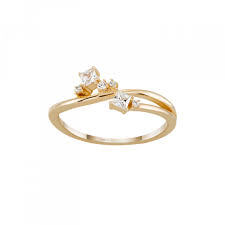Anel Classy Multiple Solitaire Golden
