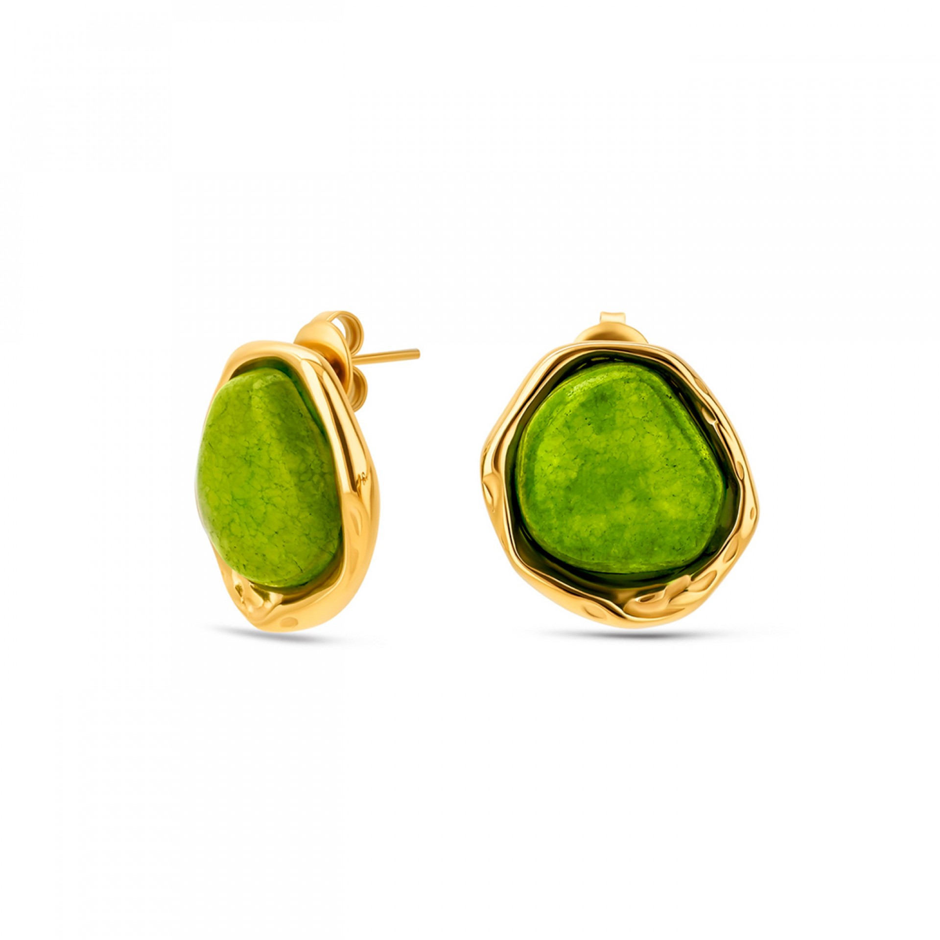 Brincos Element Green Golden
